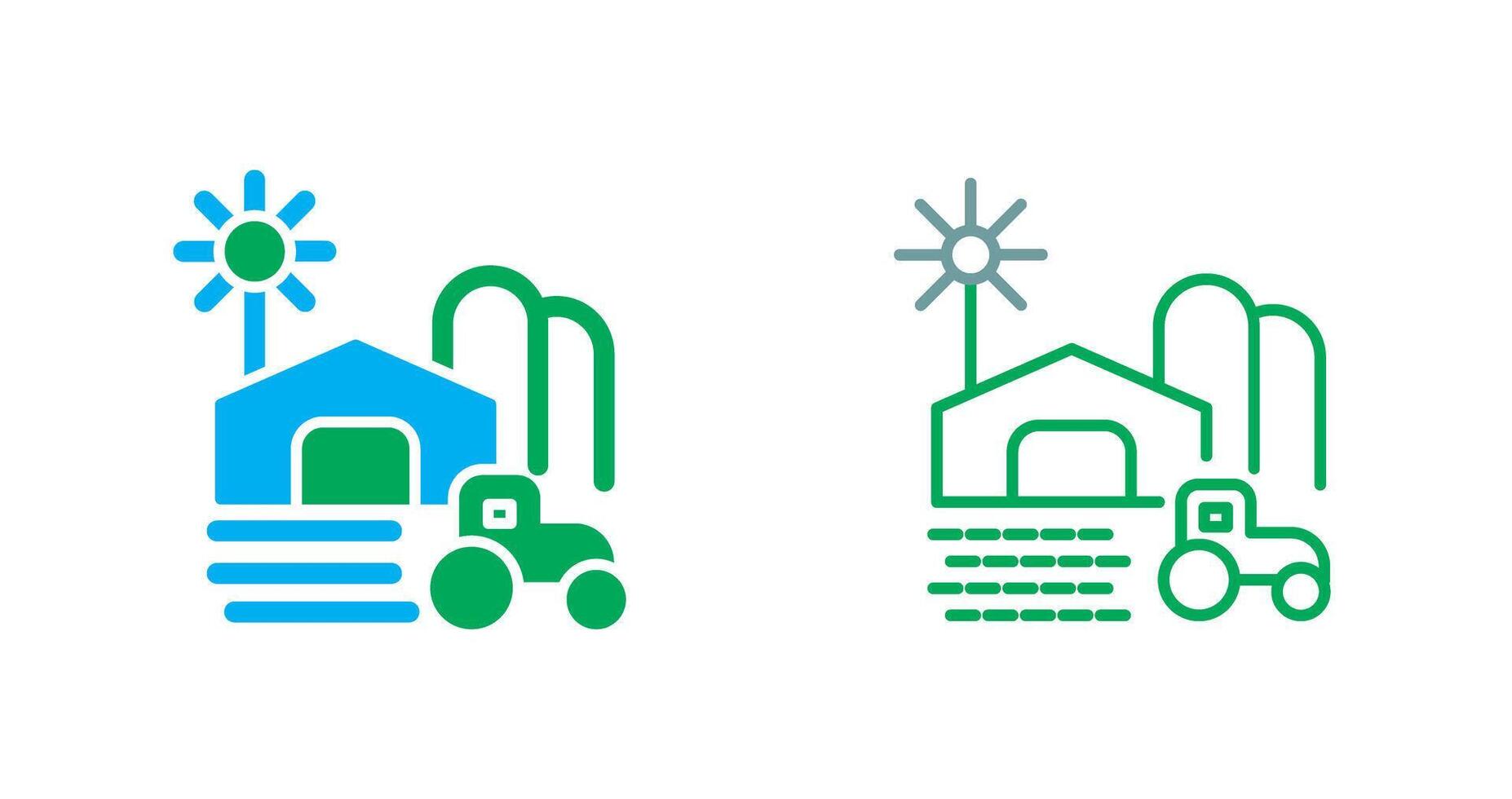 Farm Icon Design vector