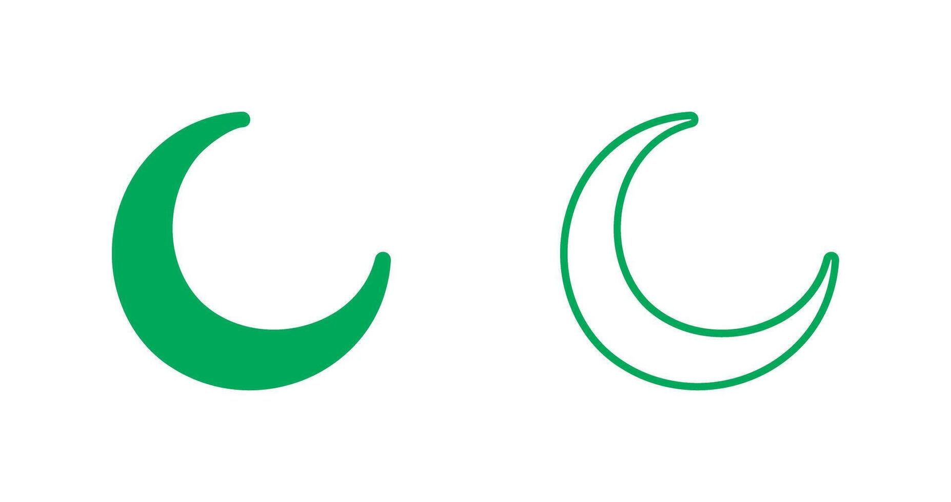 New Moon Icon vector