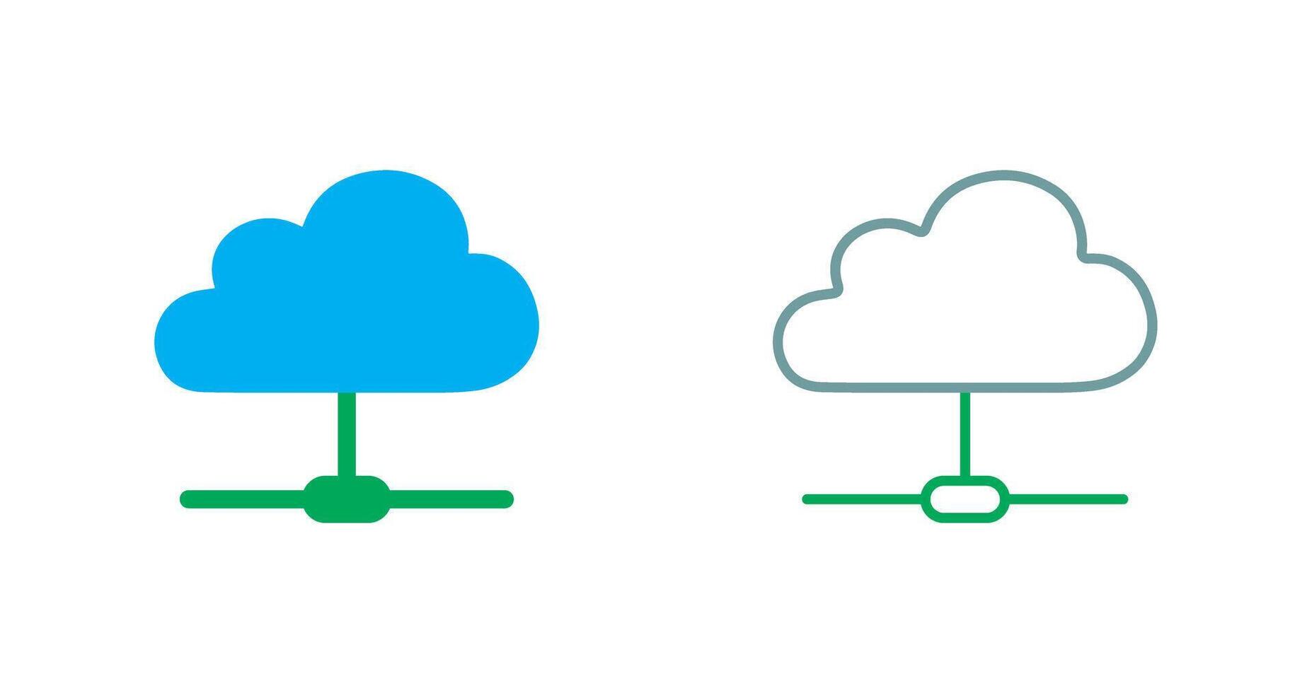 Cloud Icon Design vector