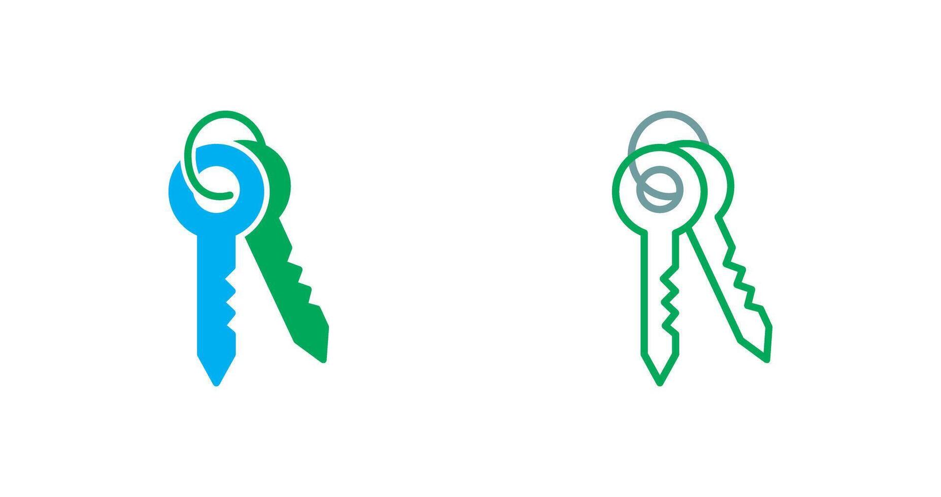 Key Icon Design vector