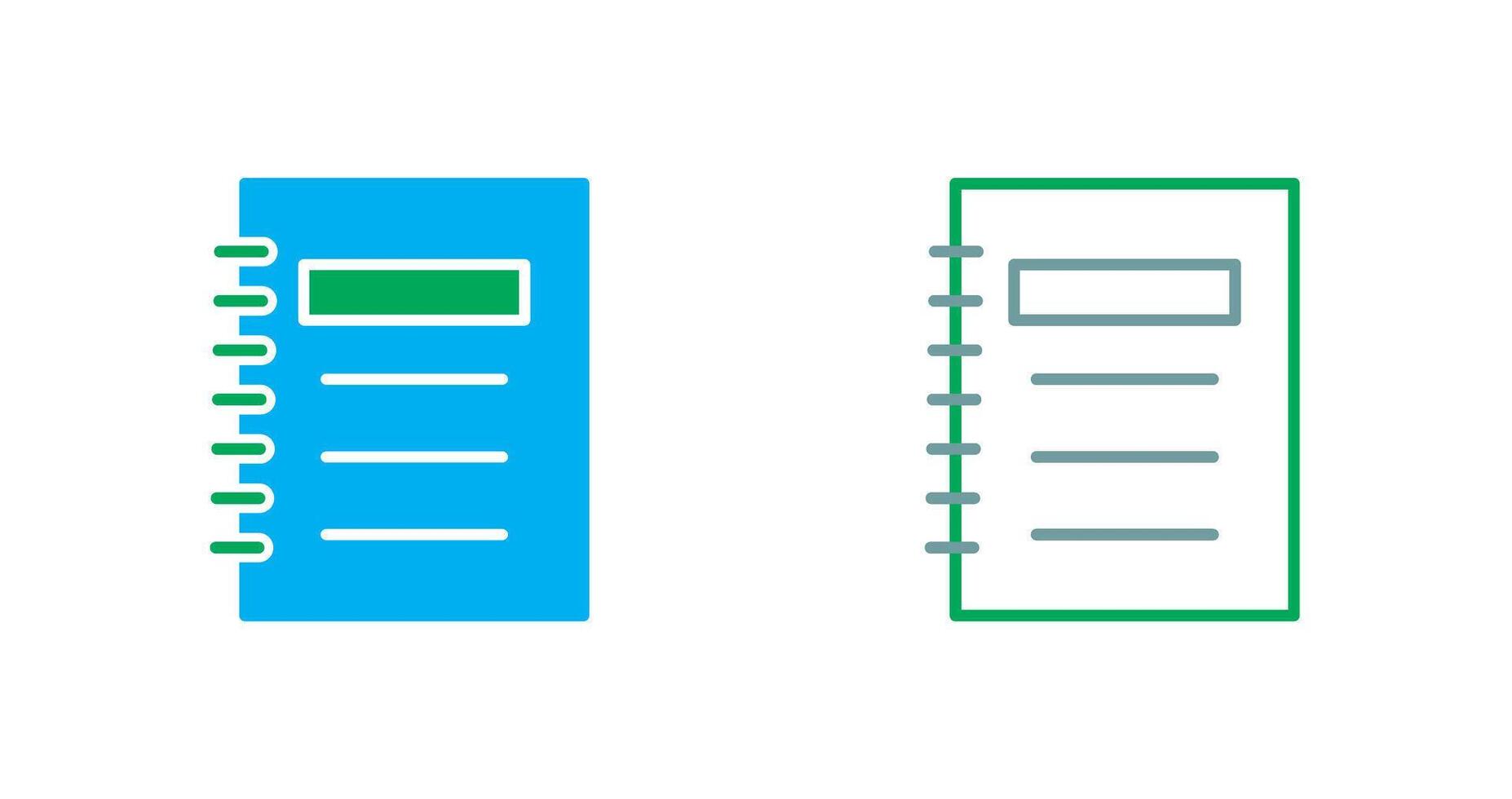 Note Icon Design vector