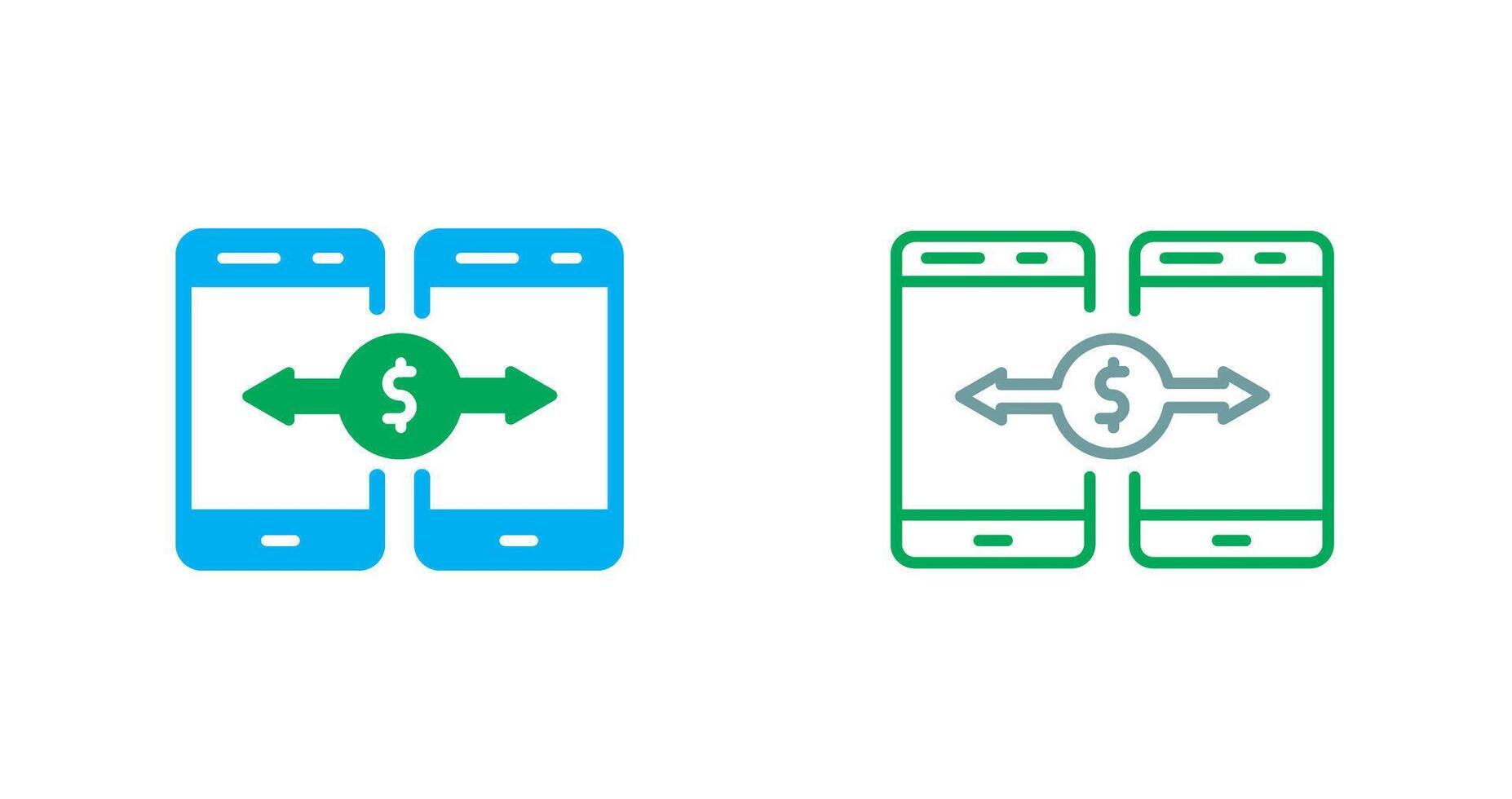 Exchange Icon Design vector