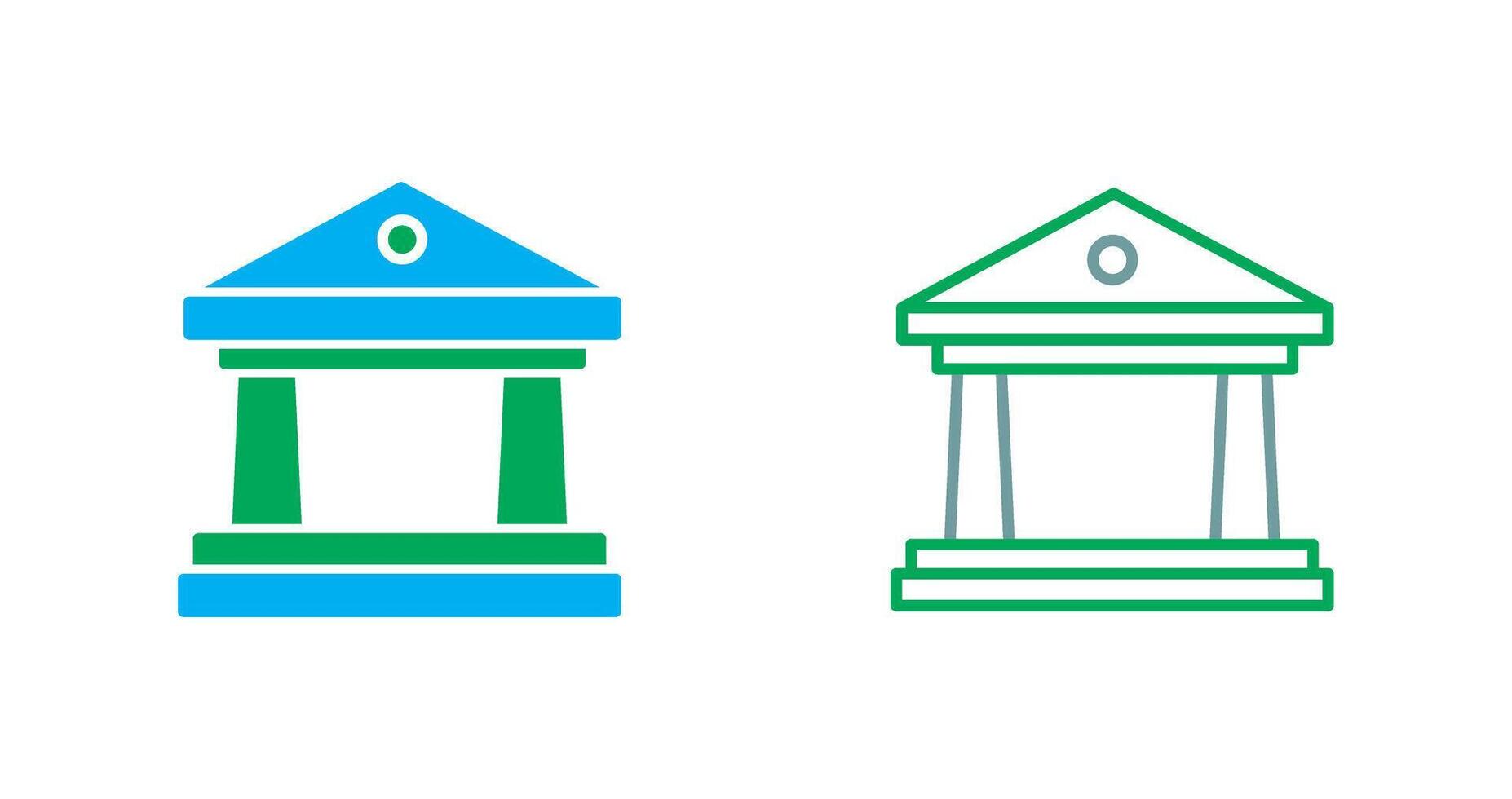 Bank Icon Design vector