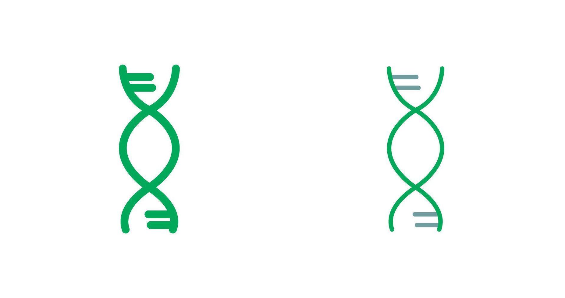 DNA Icon Design vector