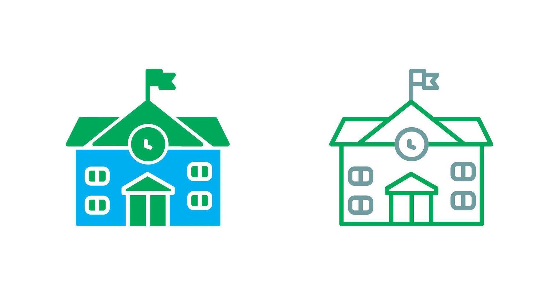 School Icon Design vector