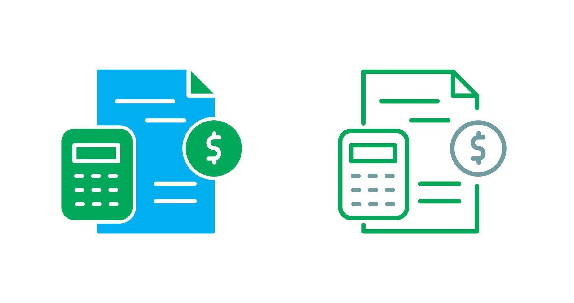 Accounting Icon Design vector