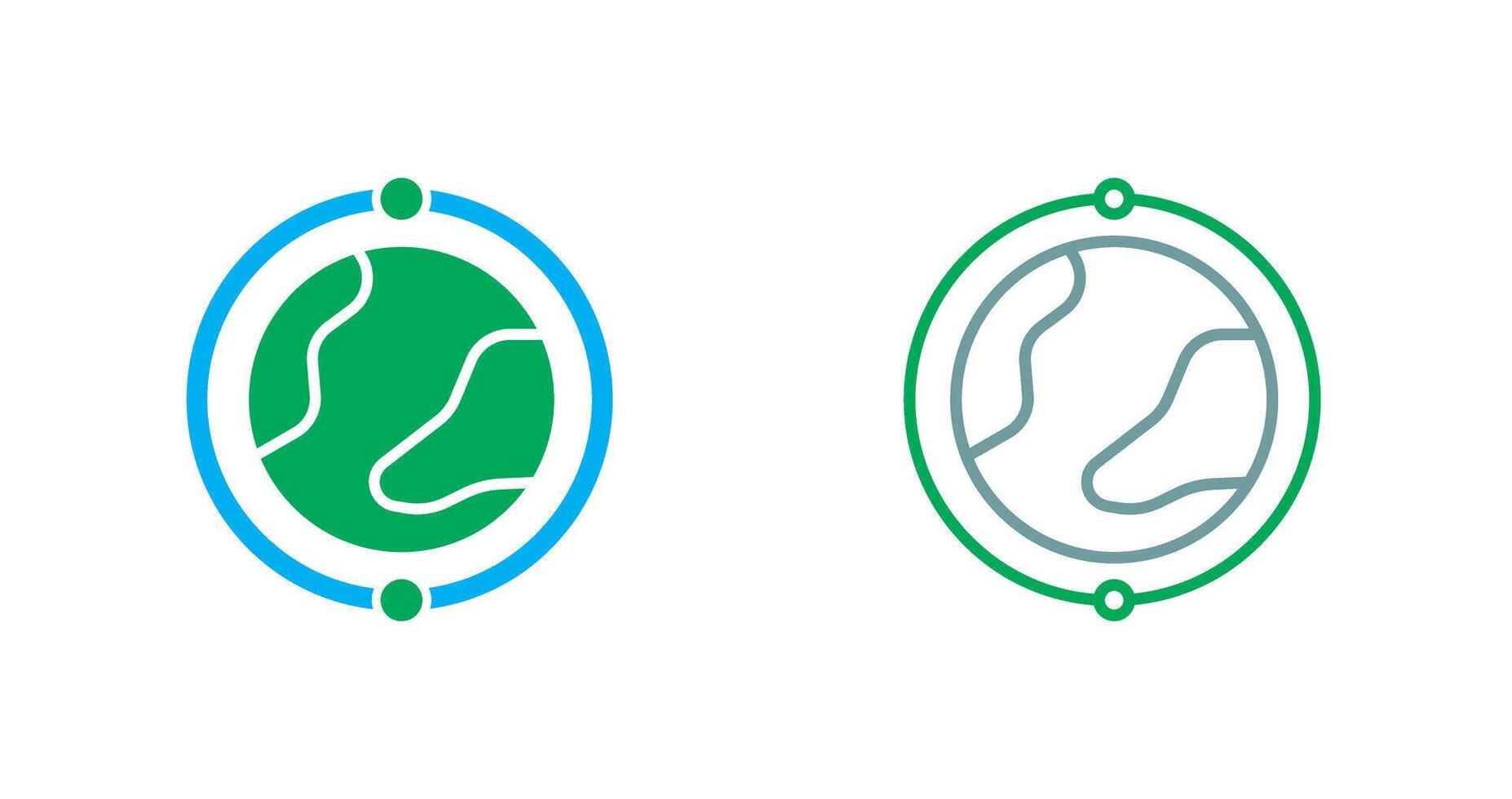 Earth Icon Design vector
