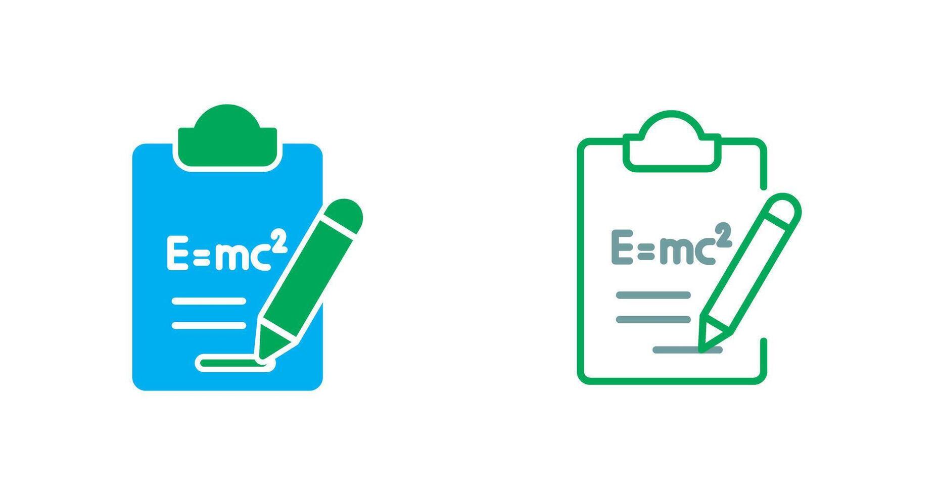 Formula Icon Design vector