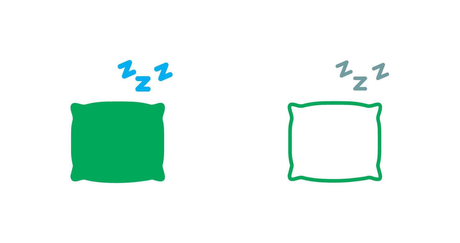 Pillow Icon Design vector