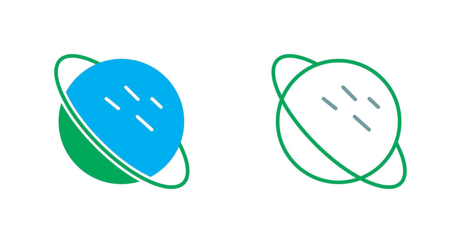 Saturn Icon Design vector