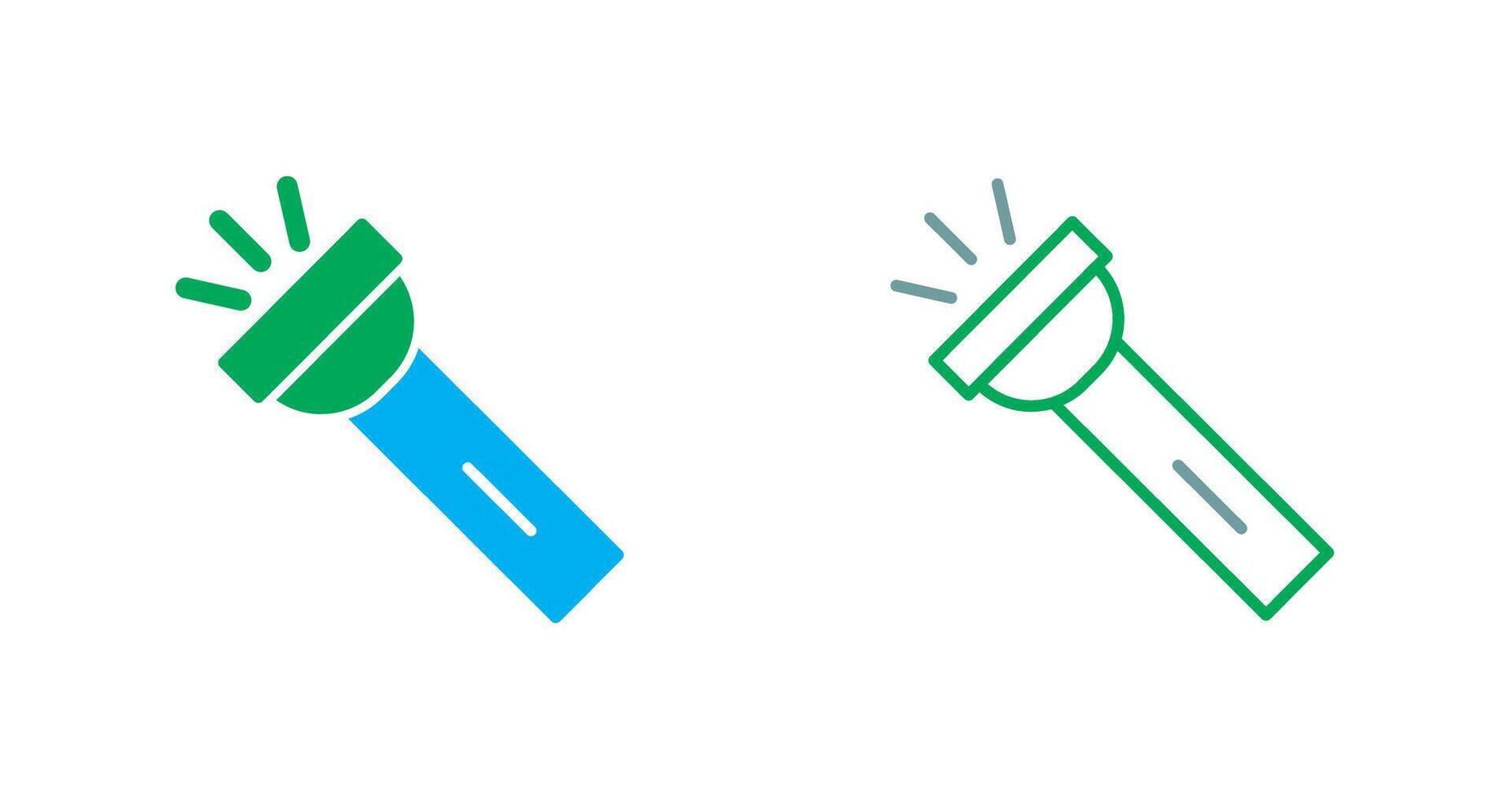 Flashlight Icon Design vector