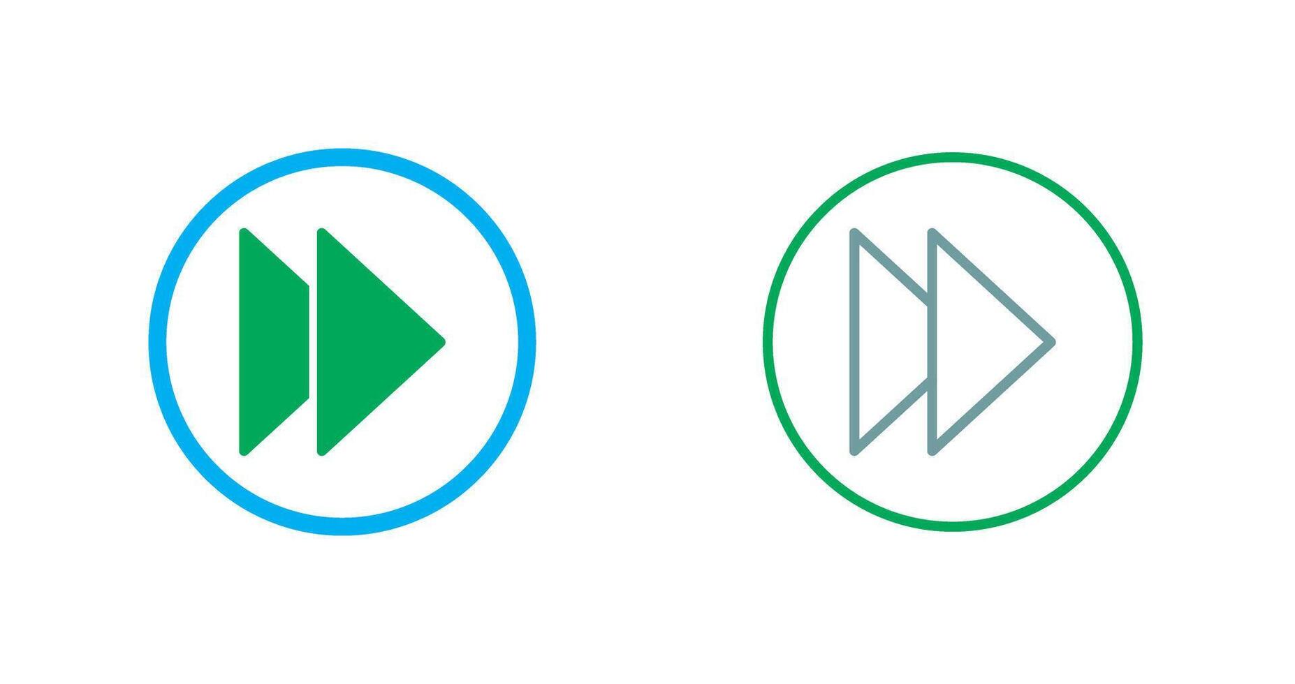 Next Icon Design vector