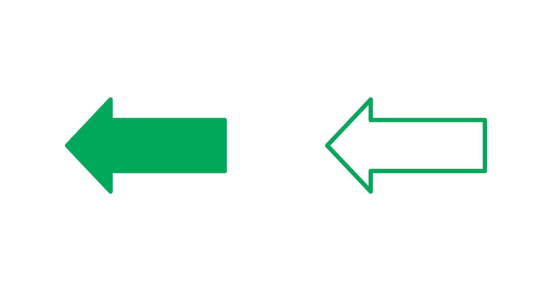Left Icon Design vector