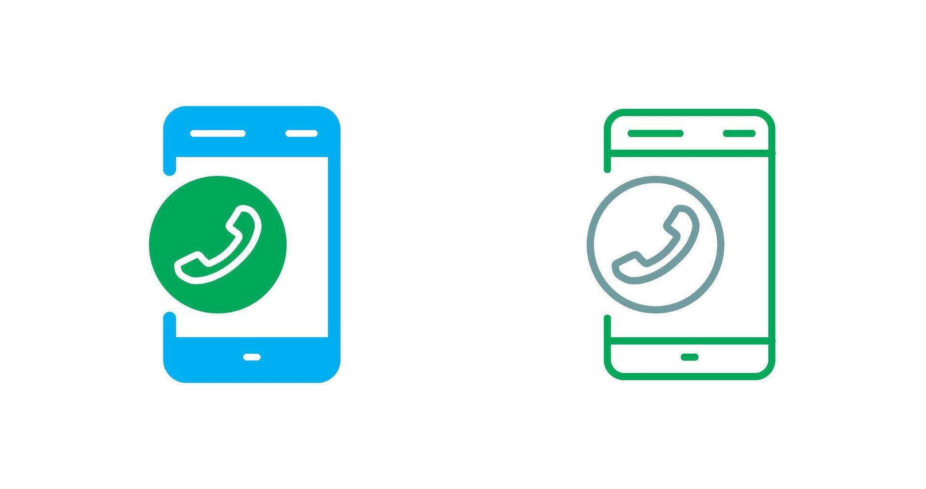 Calling Icon Design vector