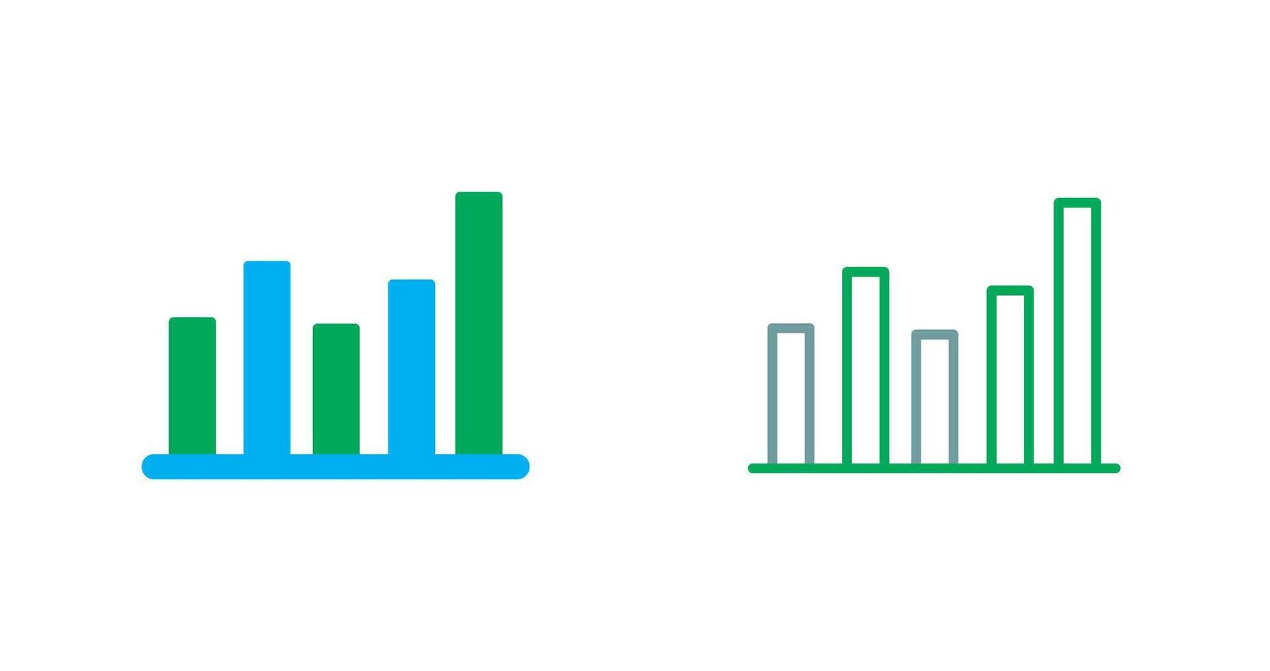 Chart Icon Design vector