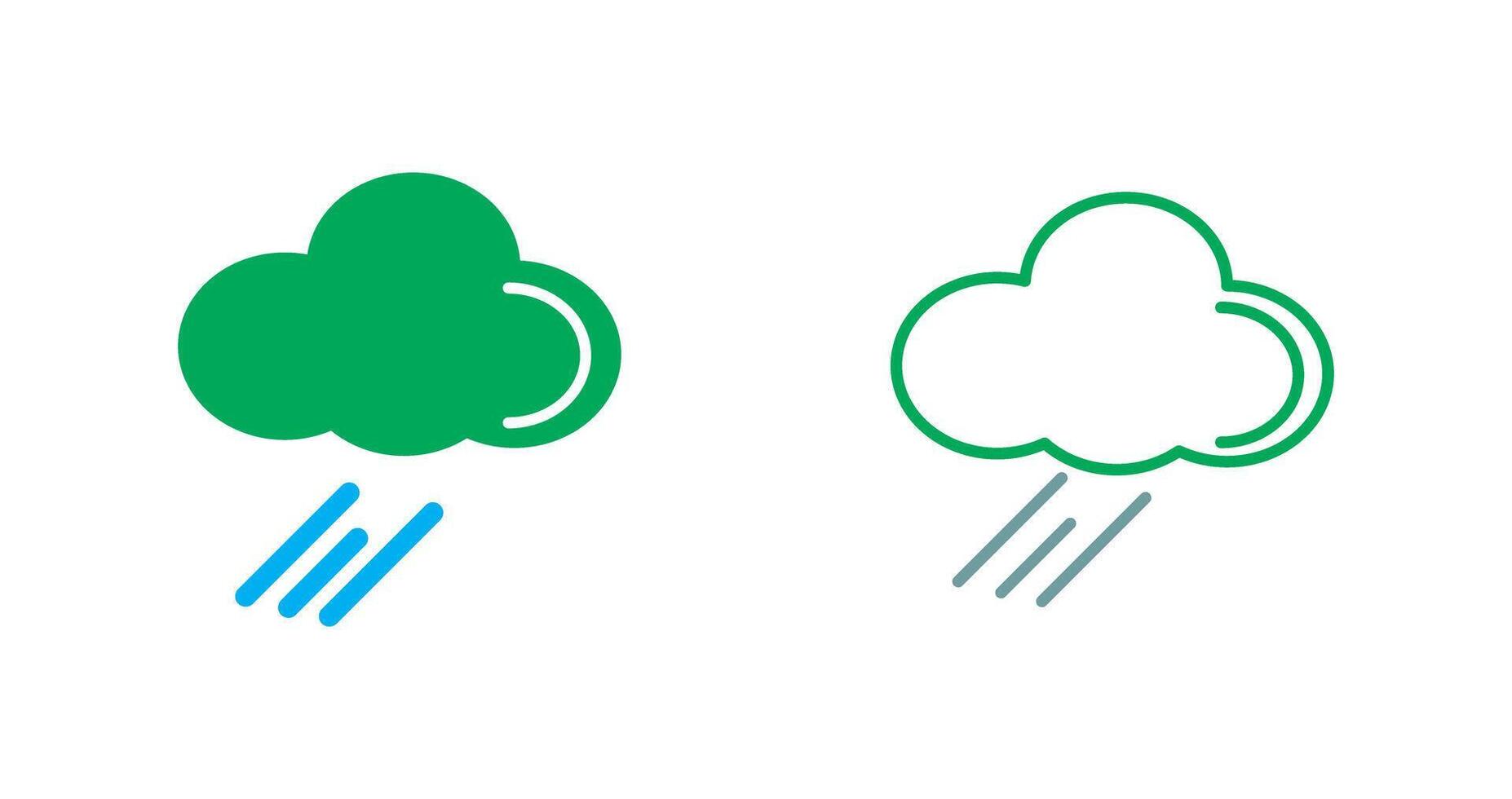 Rain Icon Design vector