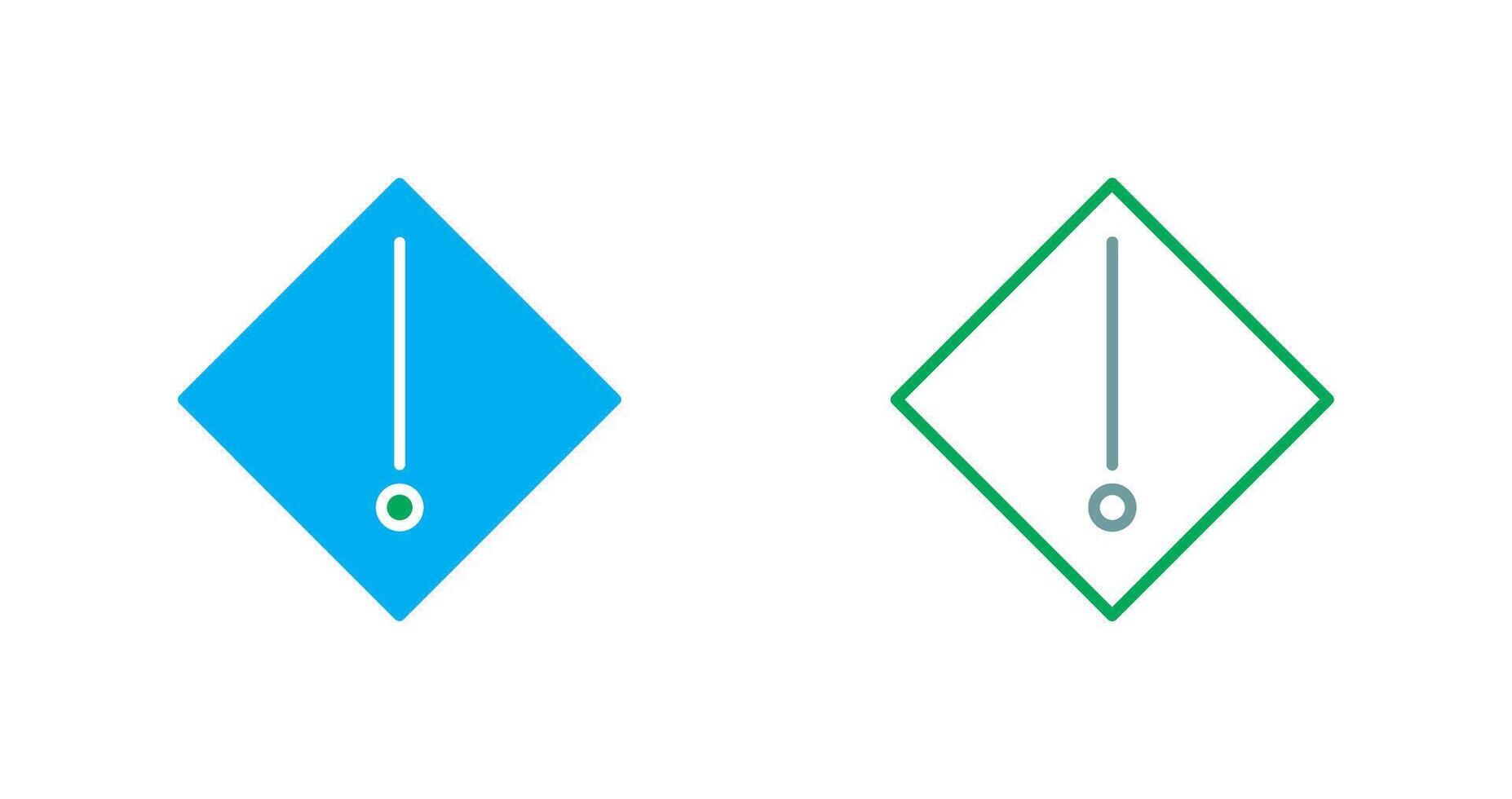 Warning Icon Design vector