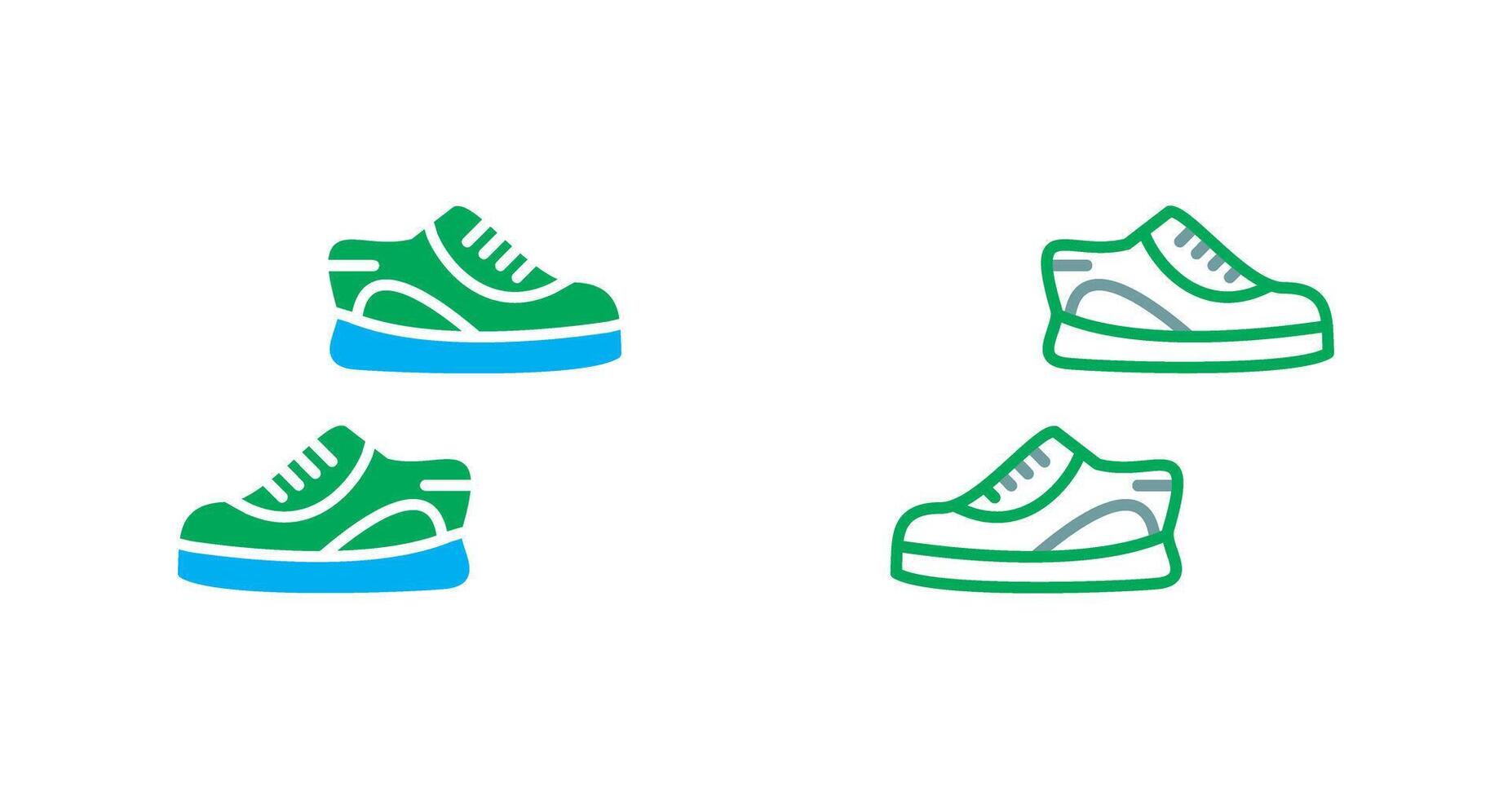 Sneakers Icon Design vector