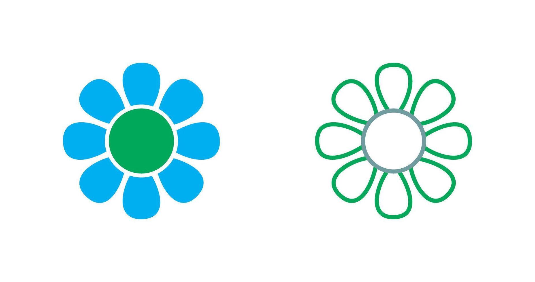 Flower Icon Design vector