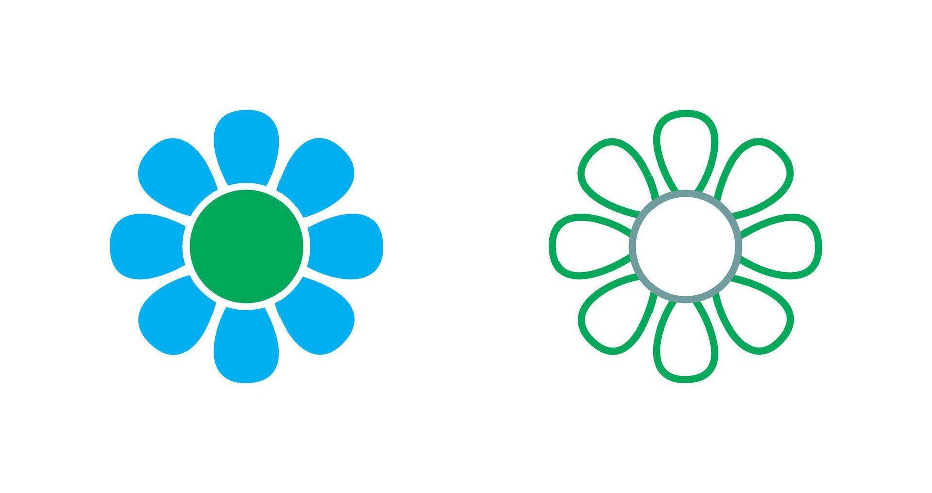 diseño de icono de flor vector