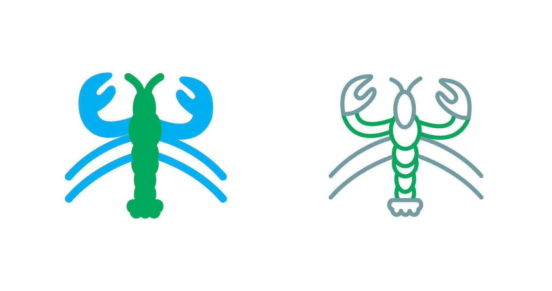Lobster Icon Design vector