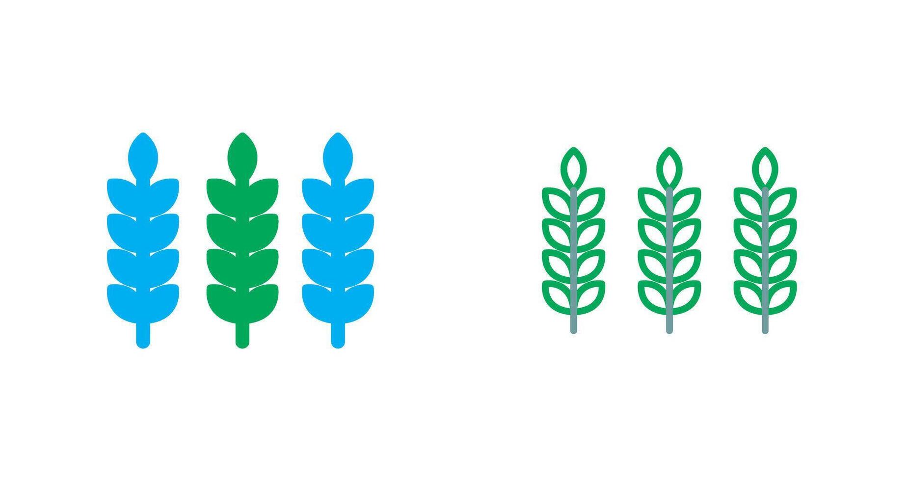 Wheat Icon Design vector