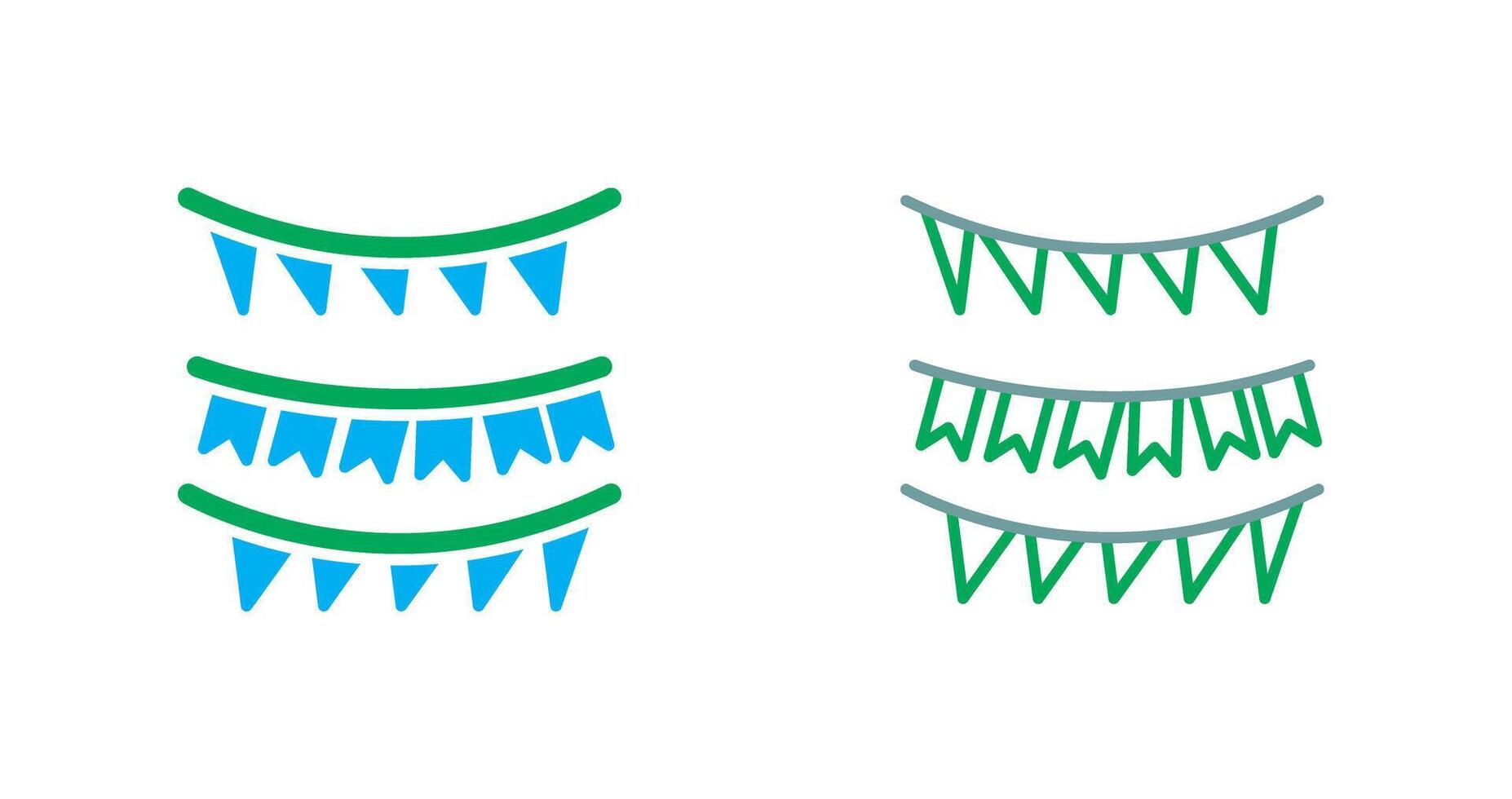 Garlands Icon Design vector