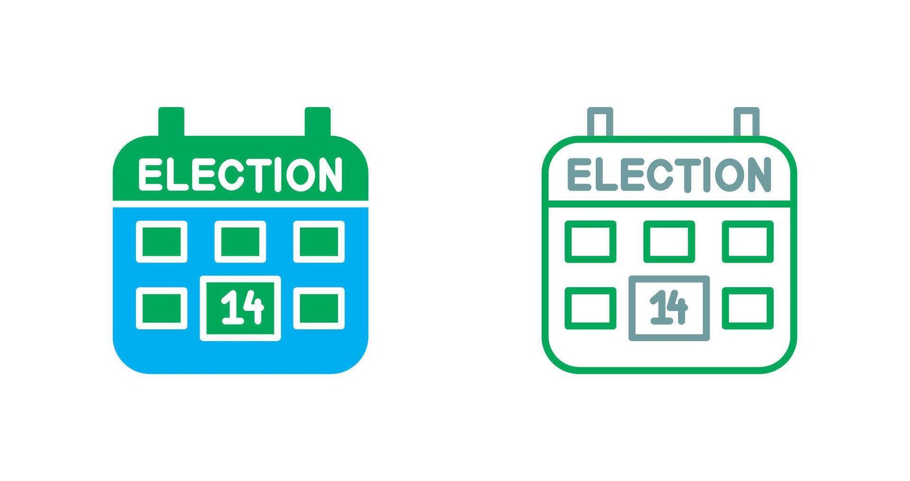 Election Day Icon Design vector