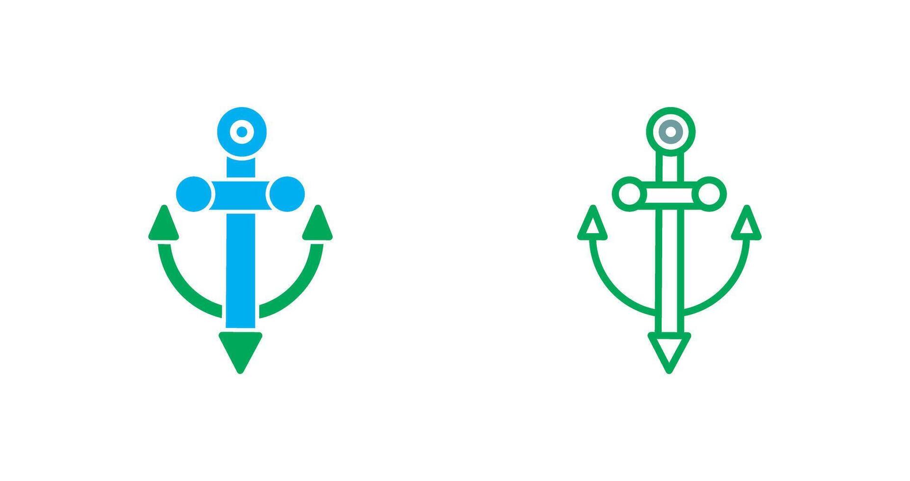 Anchor Icon Design vector