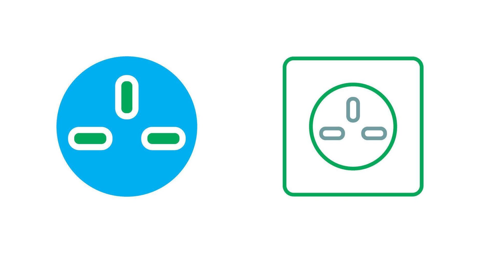 Socket Icon Design vector