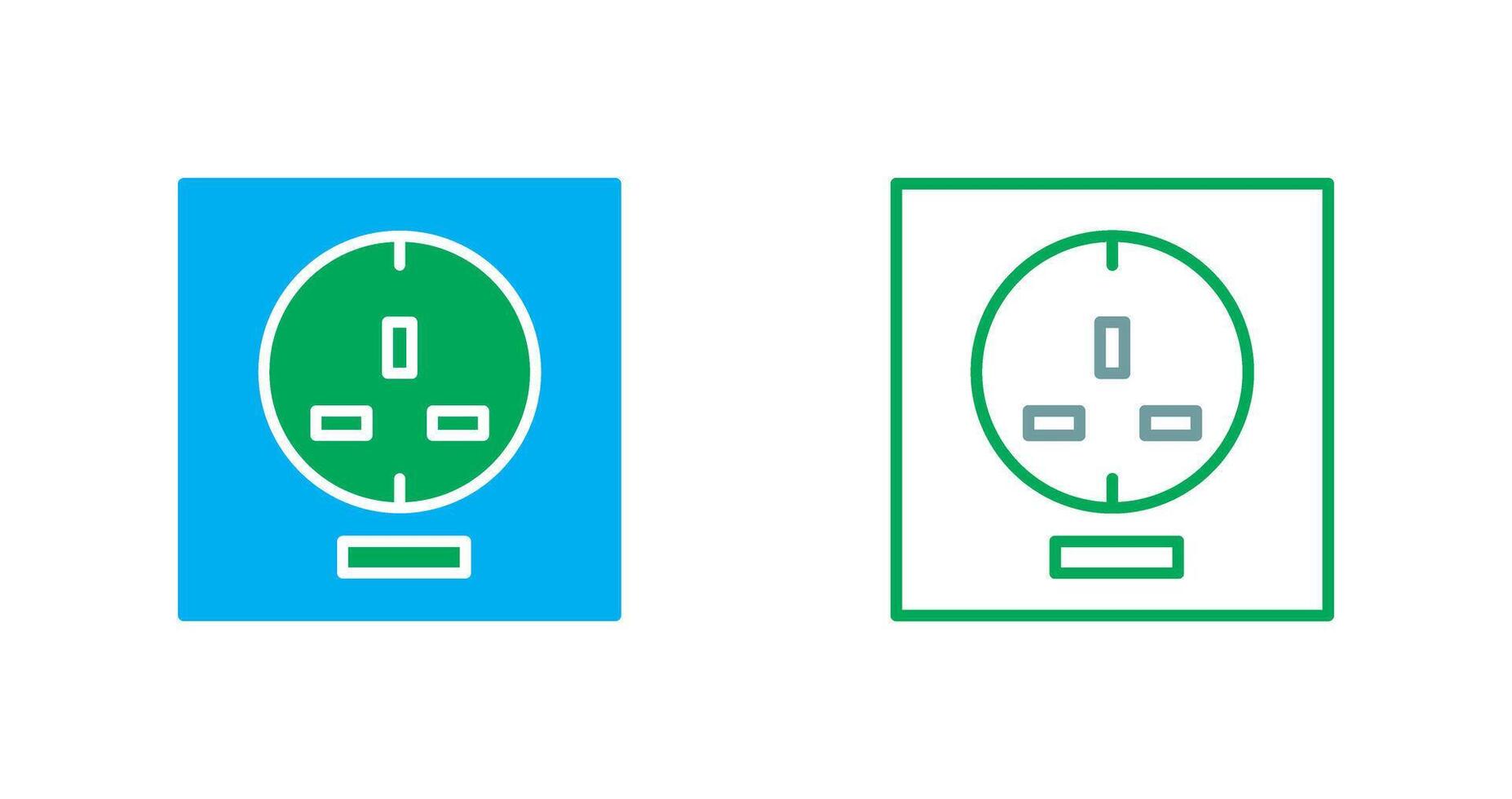 Socket Icon Design vector