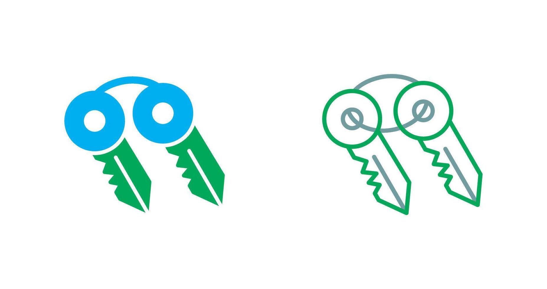 Keys Icon Design vector