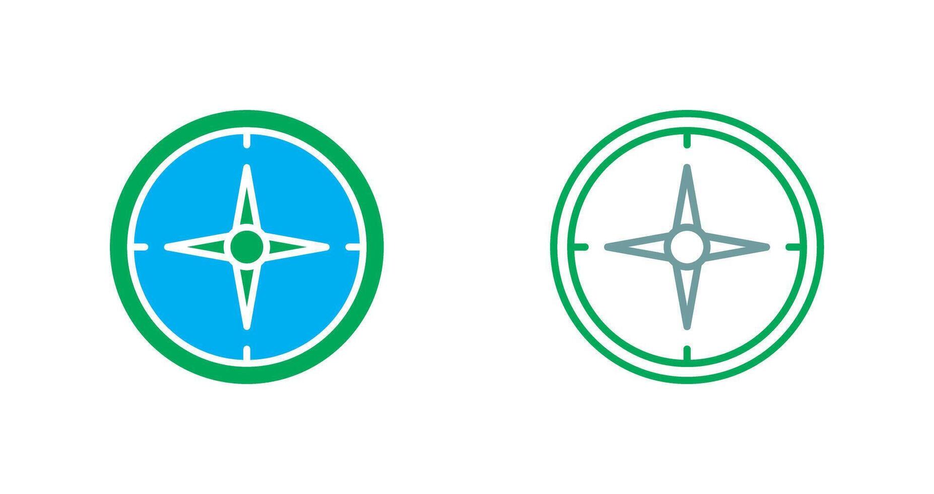 Compass Icon Design vector