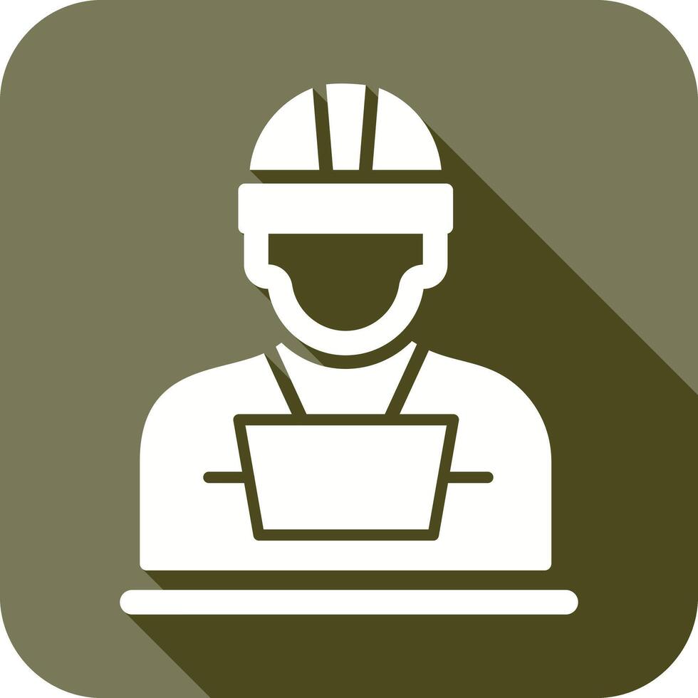 icono de trabajador de la industria ii vector