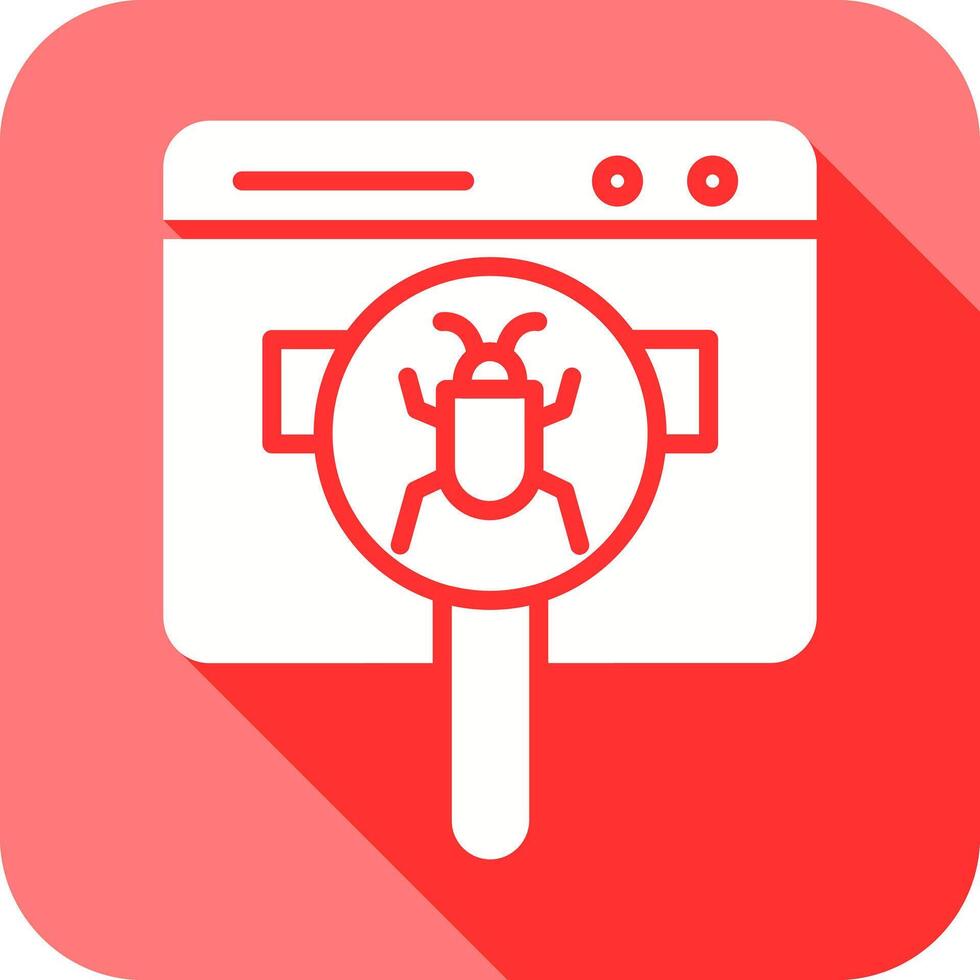 Web Bug Icon Design vector