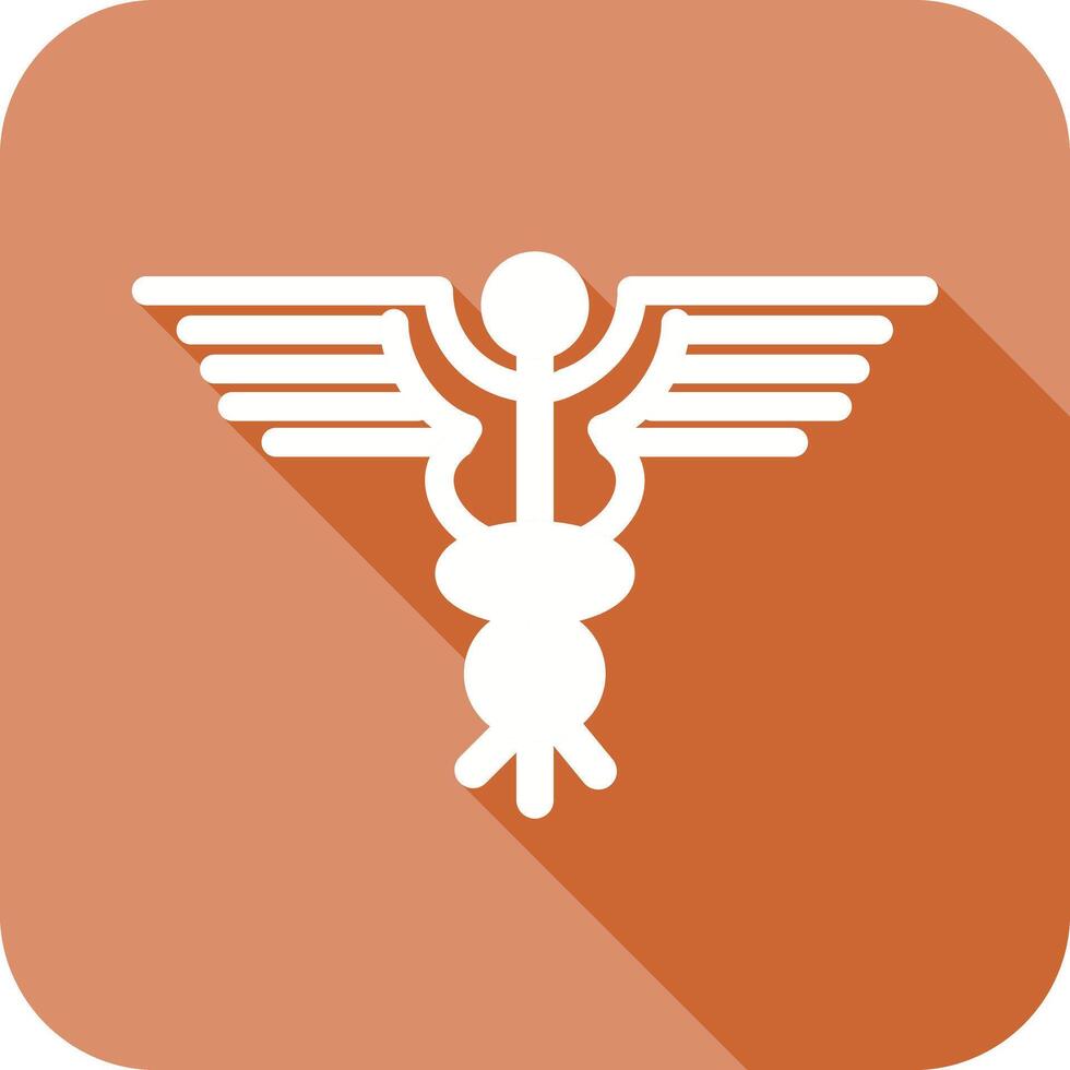 caduceo icono diseño vector