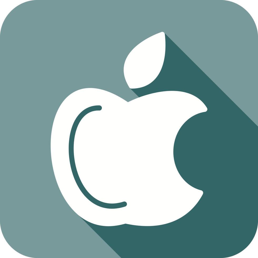 icono del logo de manzana vector