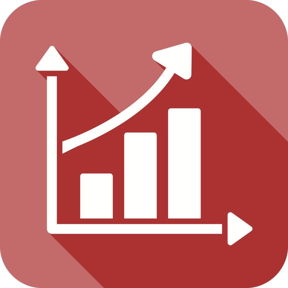 Rising Statistics Icon vector