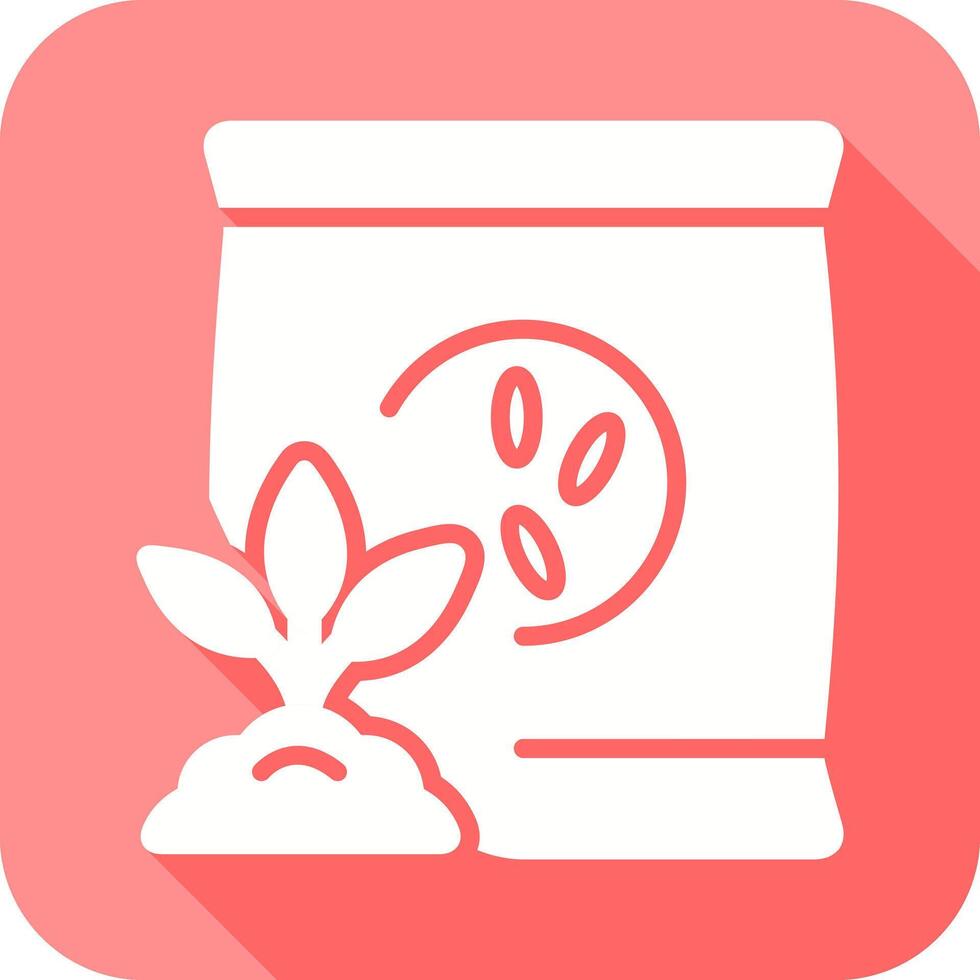 Fertilizer Bag Icon vector