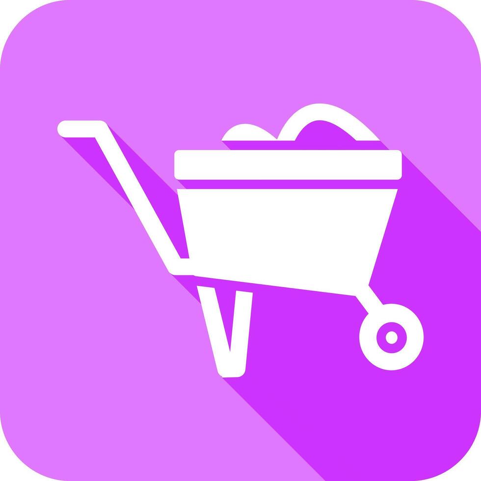 Wheelbarrow Icon Design vector