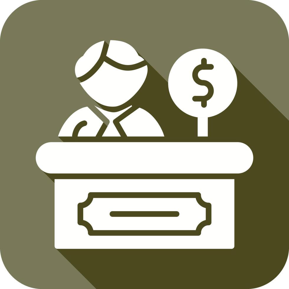 Cashier Icon Design vector