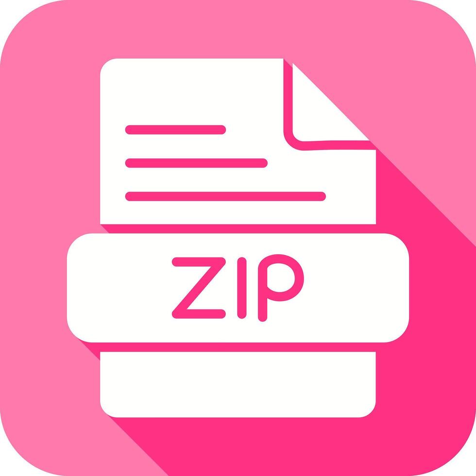 ZIP Icon Design vector