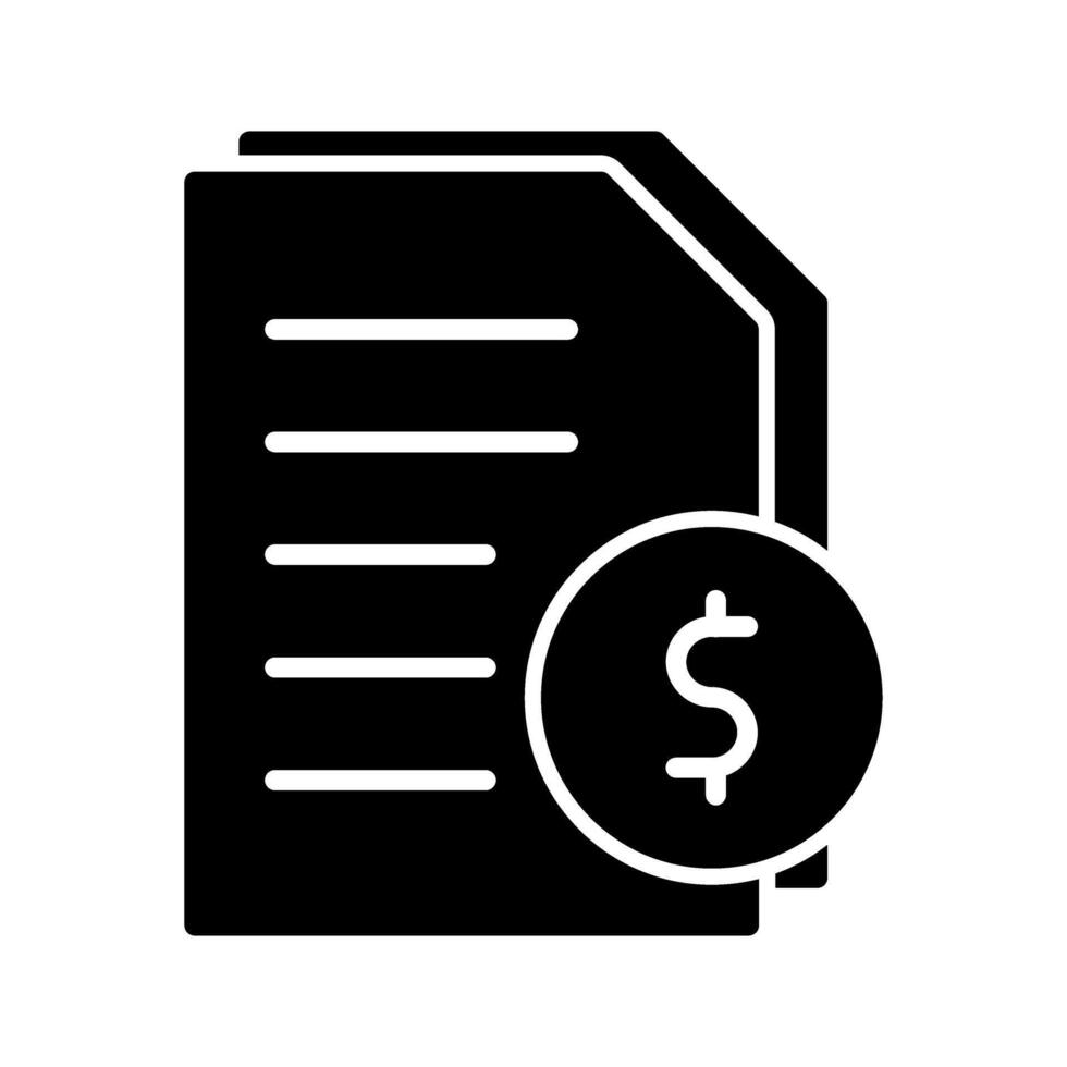 Invoices Icon Design vector