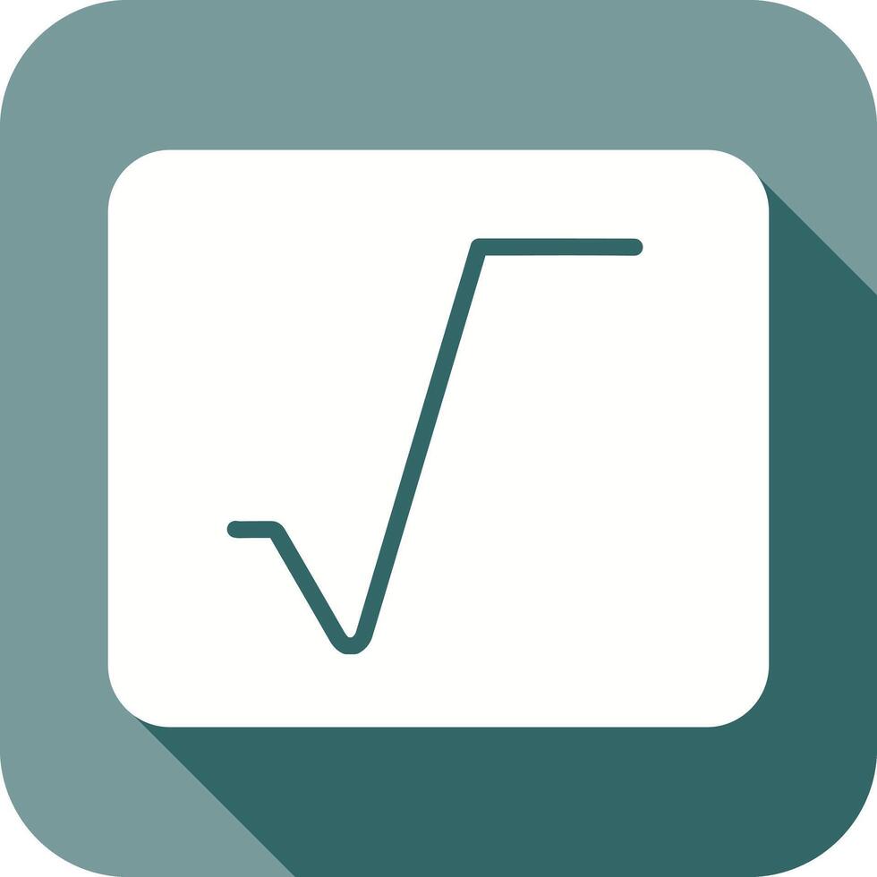 Square Root Icon Design vector