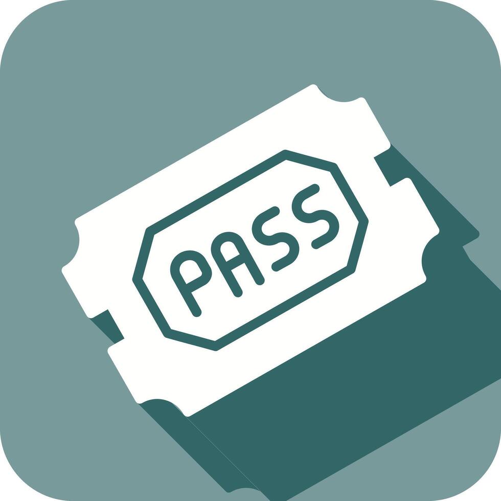 Passes Icon Design vector