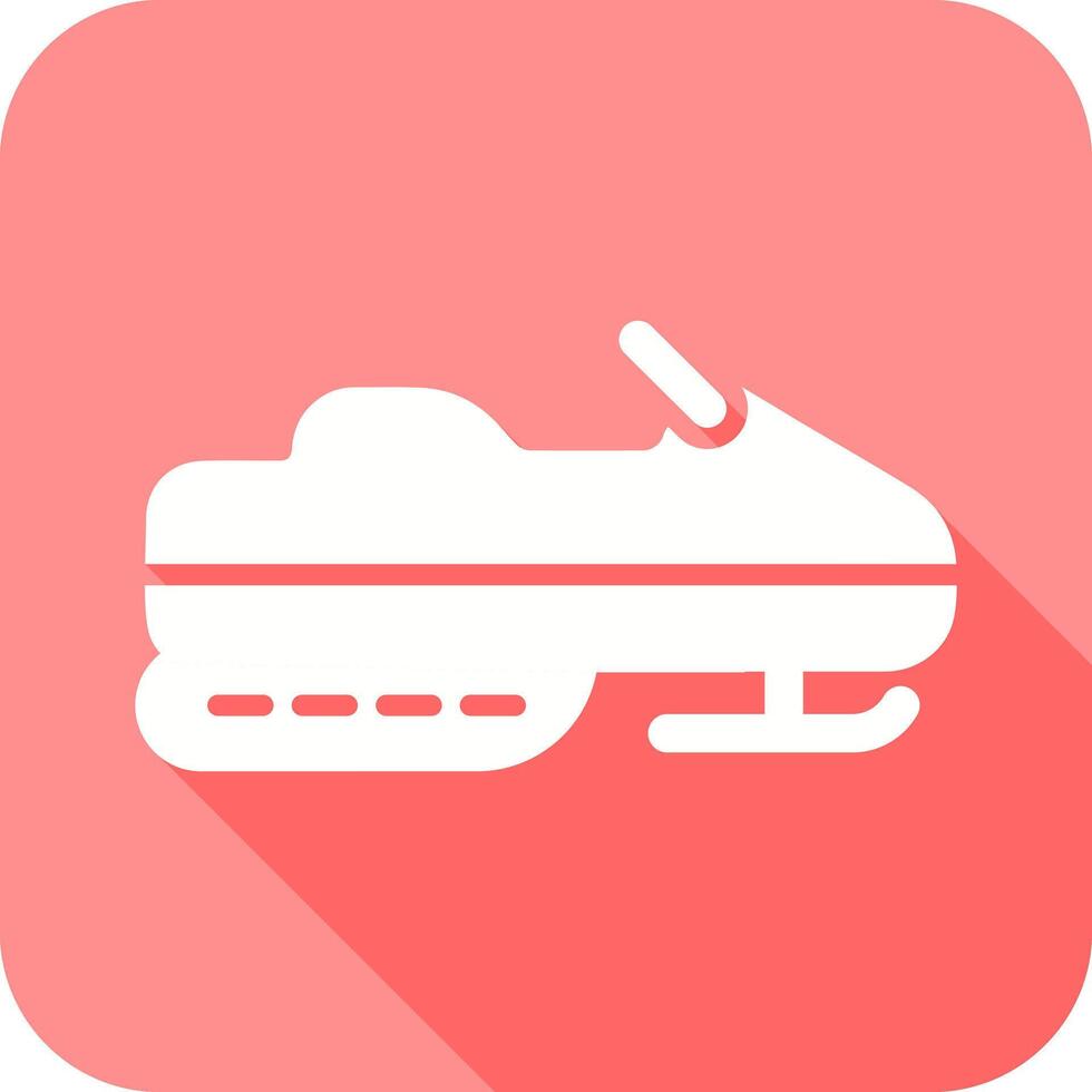 Snowmobile Icon Design vector
