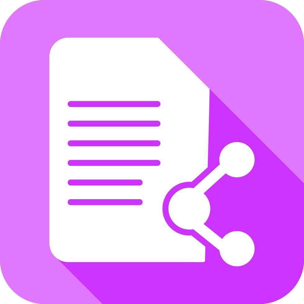 Share Document Icon Design vector