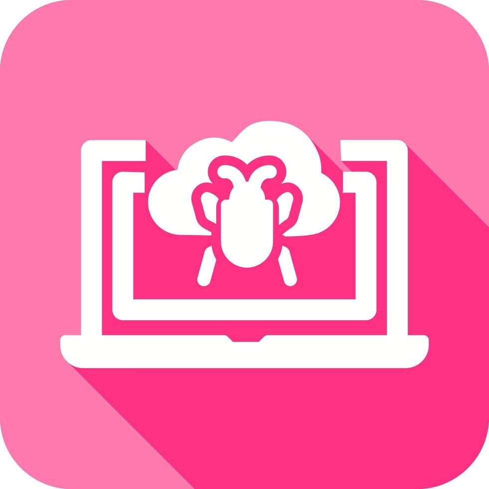 Bug Cloud Icon vector