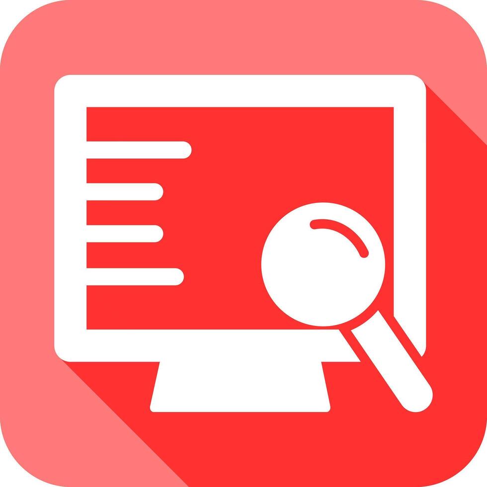 Computer Search Icon vector