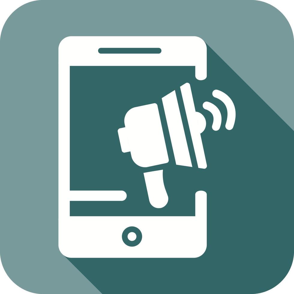 Mobile Advertising Icon vector